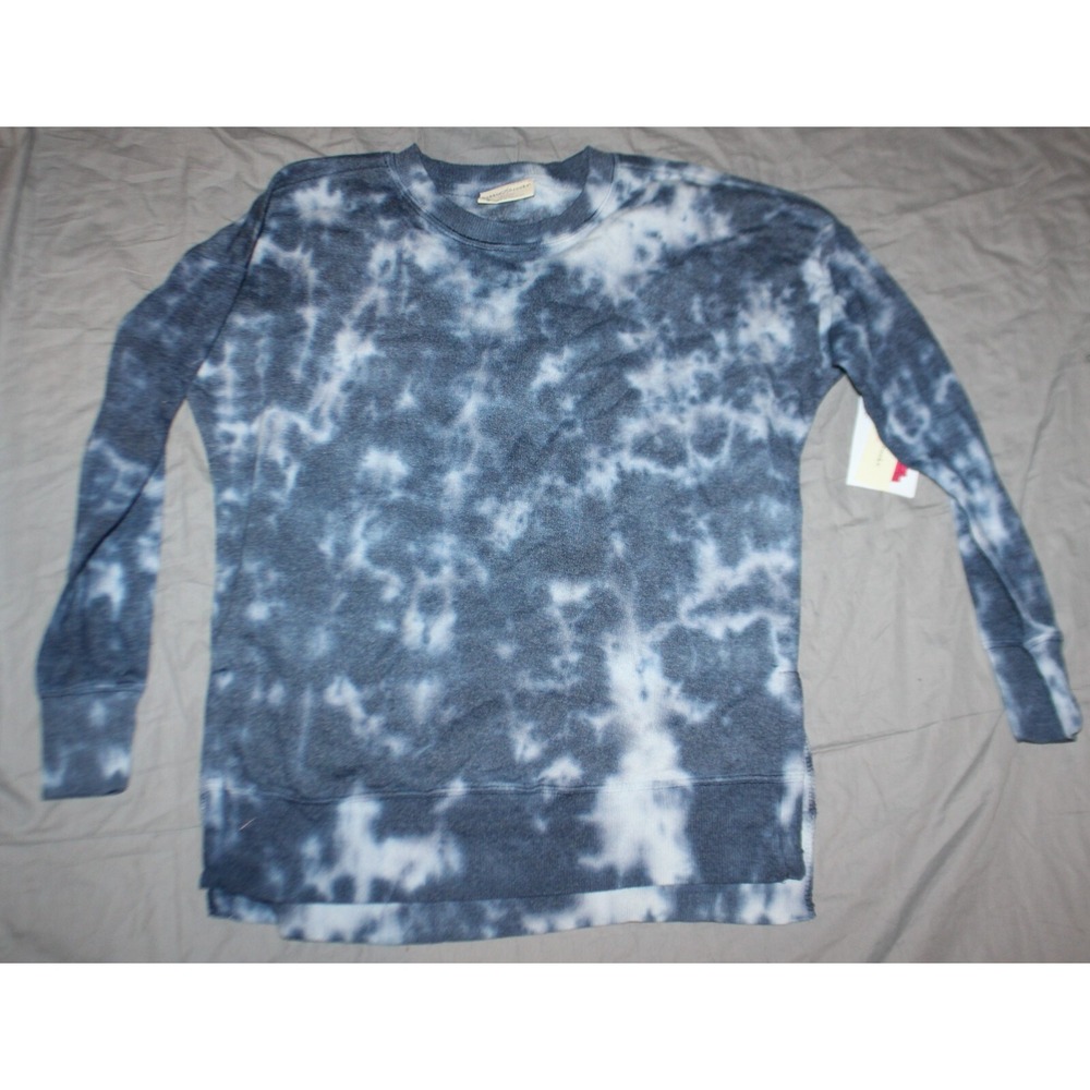 Bobbie Brooks Woman's Tie Dye Long Sleeve Pullover sweatShirt / Top - Size: S